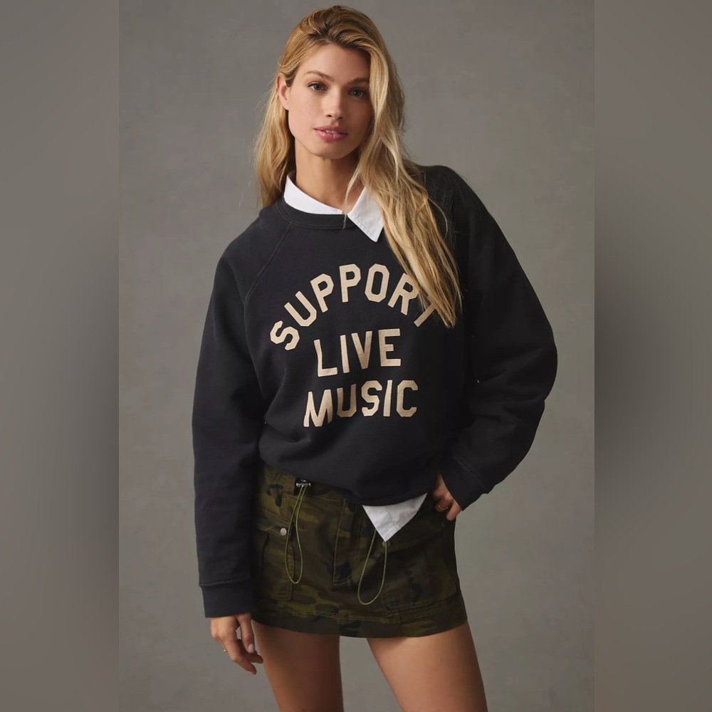 Crew neck sweatshirt